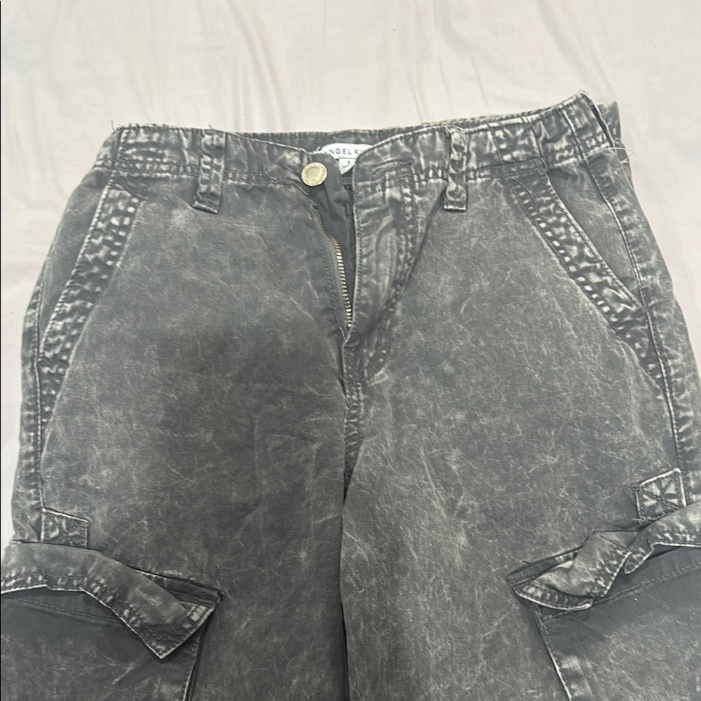 Grey Cargo Pants